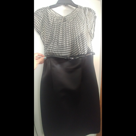 Tahari Arthur S. Levine wear to work dress 12 - Picture 2 of 4